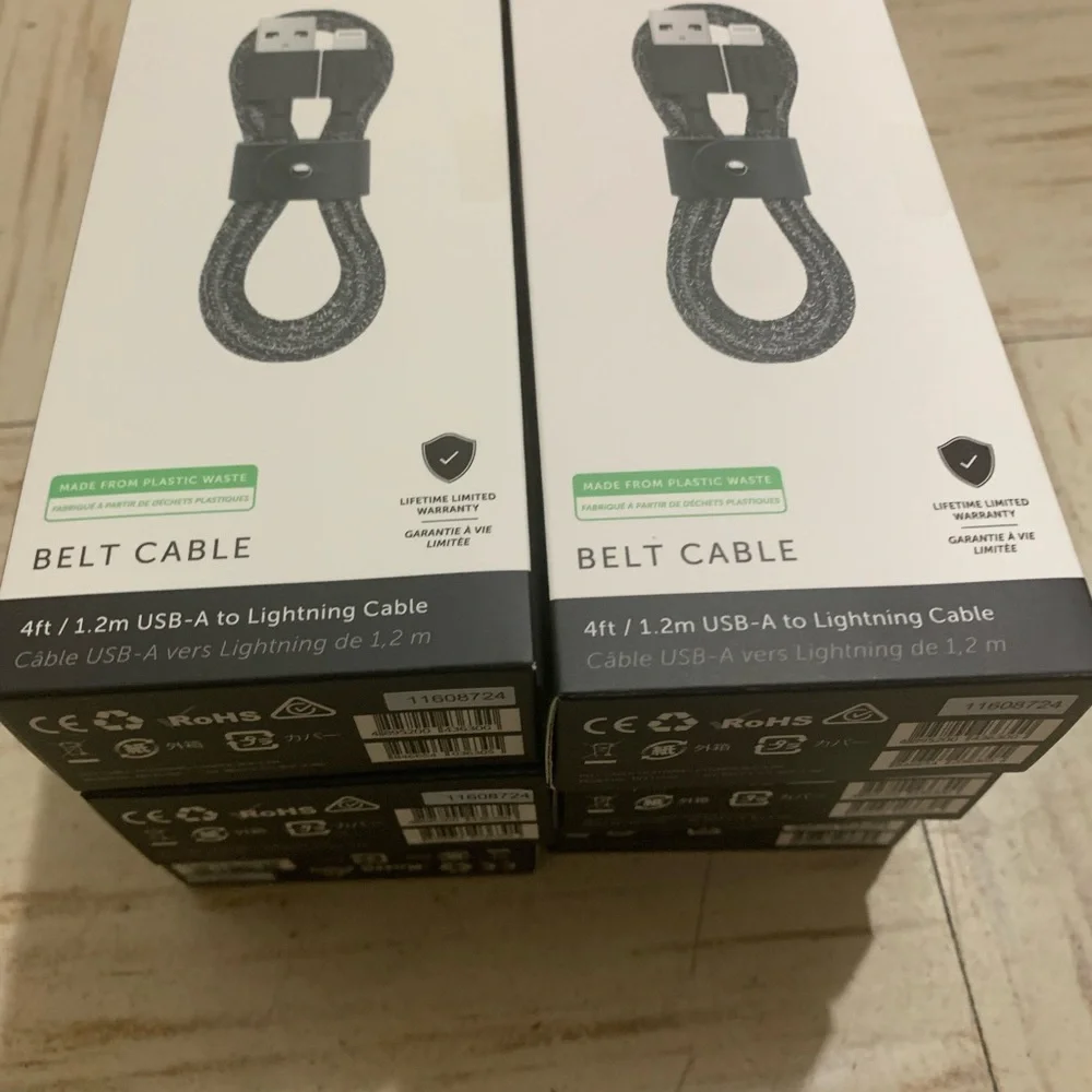 6*Native Union - 4' Lightning-to-USB Type-A Cable - Cosmos Apple Mfi Certificate